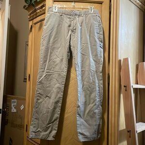 Banana republic tan slim fit pants 30/30